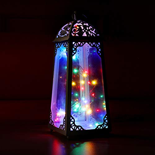Ariceleo Led Fairy Lights Battery Operated, 2 Packs Mini Battery Powered Copper Wire Starry Fairy Lights for Bedroom, Christmas, Parties, Wedding, Centerpiece, Decoration (5m/16ft Multi-Colored) - color: Multicolor, size: 2 Pack