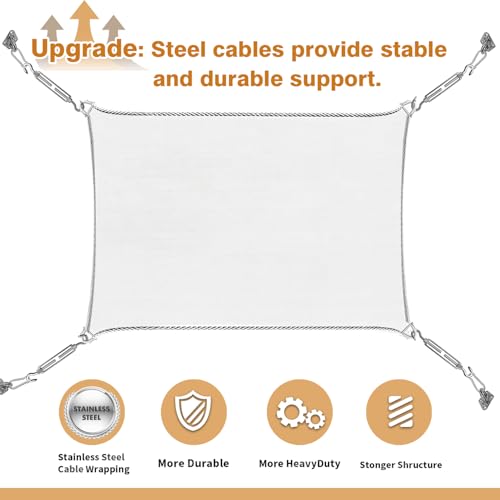 Reinforced Corners & Edges 20' x 24' Rectangle Sun Shade Sail Commercial Grade Curved Edge UV Block Canopy for Outdoor, Patio, Backyard, Garden, Pool, Deck, Heavy-Duty Design, Dark Grey - color: Dark Grey, size: 20'x24' Pro