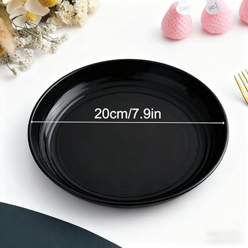 Wheat Straw Deep Dinner Plates Set of 5, Unbreakable Reusable Plates, Microwave & Dishwasher Safe, BPA Free Eco-Friendly Dinnerware for Daily Use & Parties (Multicolor) - color: Multicolor