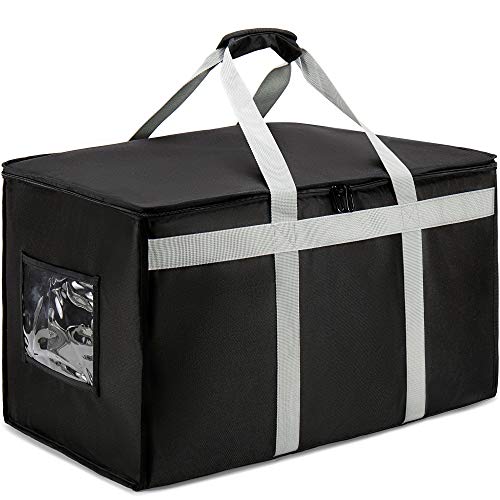Insulated Delivery Bag Carrier XXXL 23"x15"x14" Commercial Grade - size: XXXL, style: Commercial Xxxl