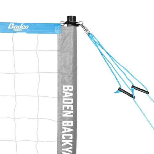 Baden Volleyball Net Set, Volleyball Bag, Adjustable Poles, & Boundary Lines, Portable Volleyball Net for Backyard or Outdoor Activities for Men, Women & Kids
