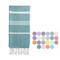 Beach Towel 100% Cotton Turkish Beach Towel Adult 38x70 Inch Pre-washed Absorbent Extra Large|Sand Free Quick Dry BathTowels|Lightweight Blanket|Travel Cruise Camping Spa Gym Yoga Towel|Ocean Depths - color: Green