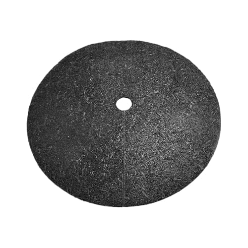 Tree Ring Mulch Mat | Non-Woven Heavy Duty Reusable Cover,Disc Tree Mat,for Outdoor Plant Gardening Ground Protection Grass Control - color: 28 inches