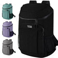 BAGLHER Lightweight Insulated Cooler Backpack - 30 Cans, Leak-Proof for Lunch, Picnic, Hiking, Camping Trips - color: black-plus