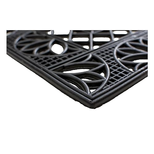 Calloway Mills103721830 Clementine Rubber Doormat 18" x 30" - color: Clementine, size: 1'6" x 2'6" (Rectangular)