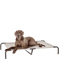 Amazon Basics Cooling Breathable Elevated Pet Bed with Metal Frame for Large Dogs, X-Large (60.1 x 37.1 x 8.9 Inches), Grey, 1 Count - color: Grey, size: X-Large