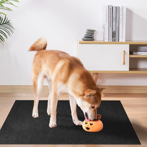Dog Playpen Mat, Dog Crate Pad Liner for Kennel Training Under Pet Cage Mat Absorbs Waterproof Non-Slip Reusable Puppy Pad to Protect Floors, 24"x 36" - size: 24"x 36"