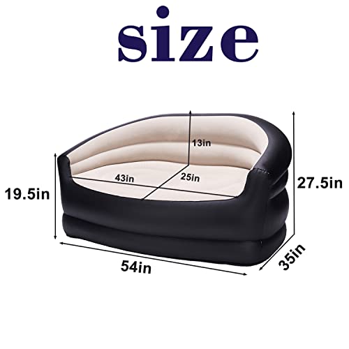 Inflatable Couch Air Sofa,Blow Up Chair for Outdoor and Living Room