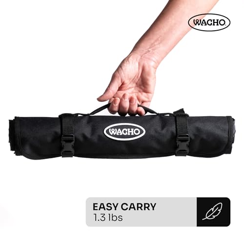 Wacho Beach Blanket Waterproof Sandproof and Picnic Blanket - Large Outdoor Blanket for Camping, Beach & Travel - Foldable Picnic Mat with Carry Bag - Beach Essentials – Black & White - color: Black and White