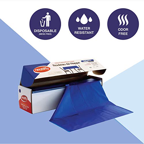 Neatiffy Disposable Plastic Table Cloth Roll | 54 in x 108 Ft Waterproof Tablecloth | Table Cover for Rectangle, Square, Round Oval Tables | Picnic, Party, Banquet, Birthdays, Weddings - Royal Blue - color: Royal Blue