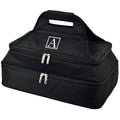 Picnic at Ascot Personalized Monogrammed Insulated Double Layer Thermal Food and Casserole Carrier- Keeps Food Hot or Cold- Designed & Quality Approved in The USA - style: Letter - A