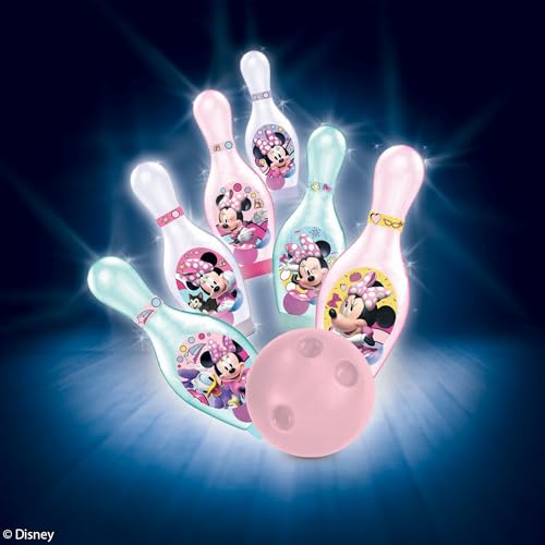 Hedstrom Light Up Bowling Set Game, Minnie Mouse - color: Minnie Mouse