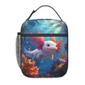Axolotl Lunch Box Insulated Lunch Bag for kids Girls Boys Women,Reusable Lunch Box Containers for Women Men,Durable Cooler Tote Bag Lunchbox for Office/School/Picnic - color: Axolotl02