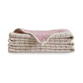 UnHide Summer Cotton Blanket -100% Cotton - Breathable and Lightweight - Cozy Throw Blanket for Outdoor Picnic, Beach, Park, and Backyard - Machine Washable - 60” x 80” - Pink - color: Pink