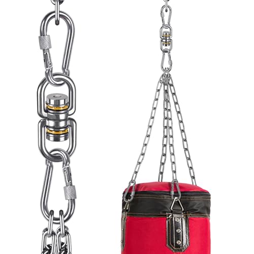 SELEWARE Bearing Swing Swivel, 360° Rotational Device Hanging Accessory for Web Tree Swing, Hammock Chair, Climbing Rope, Aerial Yoga, Kids Swing Swivel, Hold Up to 1200LB, 2 Pack - color: Swivel Only, 2 Pack