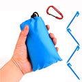 Waterproof Camping Tarp, Ultralight Tent Footprint Backpacking Tarp for Camping, Hiking and Outdoor Activities (Blue) - color: Blue