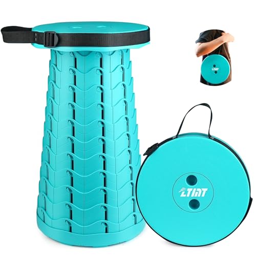 Portable & Lightweight Foldable Camping Chair for Adults, Heavy Duty Folding Stool with Adjustable Shoulder Strap, Perfect for Picnic, Beach, Backyard, and Sporting Events, Max Weight 400lbs - color: Mint Green