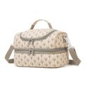 Insulated Kids Dual Compartment Lunch Bags Tote for Girls Boys Toddler Lunch Boxes Pre-School Toddler Kindergarten Picnic Camp Food Cooler Thermal with Strap (Z Beige) - color: Z Beige