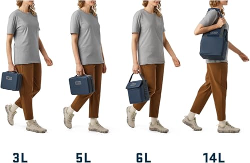 YETI Daytrip 3L Insulated Soft Cooler Lunch Box, Classic Navy - color: Classic Navy