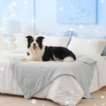 ZOMISIA Cooling Blanket for Large Dogs - High Cold Washable Pet Blanket, Travel Soft Dog Summer Essentials, Grey, 40"x50" - color: Grey, size: L(40x50")