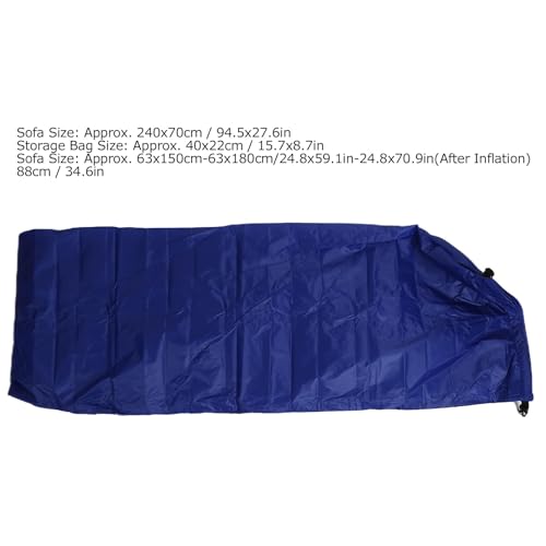 JEOZBM Inflatable Couch, Portable Inflatable Lounger Sofa, Blow Up Chair Sleepping Bed, Beach Chair Camping Chairs for Outdoor Camping Hiking