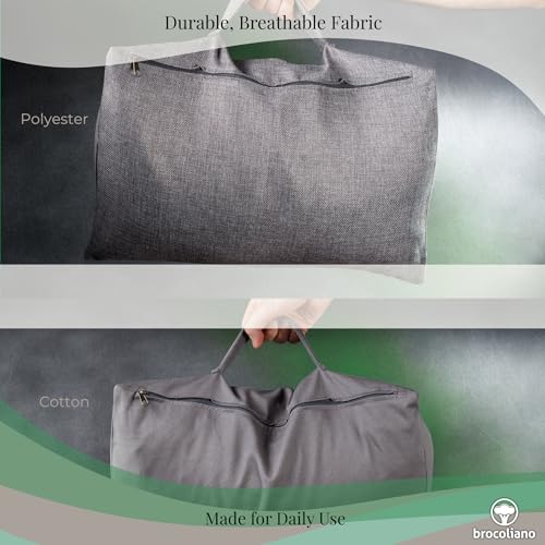 Meditation Cushion – Ergonomic Zafu Pillow for Yoga and Mindfulness – Washable Cover, Natural Buckwheat Fill, Premium Fabric (Cotton Blend/Polyester Variant) (Steel Gray, Medium) - color: Steel Gray