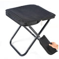 Camping Stool 10 Inch Portable Folding Stool with Carry Bag Weight Load 220lbs Portable Stool for Camping Fishing Hiking BBQ - size: 10inch