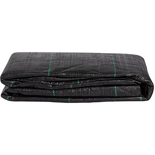VEVOR Driveway Fabric, 12.5x30ft-3.5oz Woven Landscape Fabric, Weed Fabric Barrier Heavy Duty, Garden Fabric Weed Barrier, Weed Control Fabric, Geotextile Fabric, Weed Block Gardening Mat, Landscaping - size: 12.5FT*30FT-3.5OZ, style: Woven