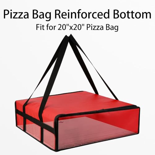 Bodaon 1PK Hard Bottom for 20"×20" Insulated Pizza Dlivery Bag, Rideshare Delivery Bag, Catering Picnic Styrofoam Cooler Warmer Food Bags Carrier Accessories, Pizza-delivery-bag Collapsible Board - color: Hard Bottom Only（Without Bag）, size: Fit 20" x 20"