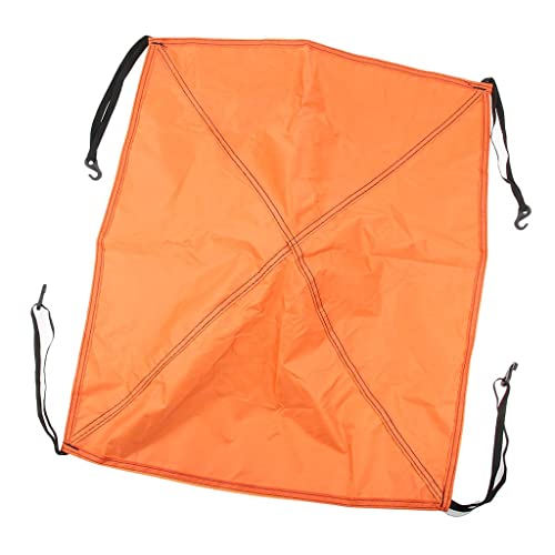 Simhoa 22x22inch Canopy Replacement Top Cover Canopy Awning Tarp, Waterproof Canopy Top for Outdoor Garden Patio Camping Pavilion Sun Shade, Orange