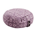 Hugger Mugger Zafu Meditation Cushion - Support in Cross-Legged Sitting, Buckwheat Filled, Durable Fabric, Convenient Handle, Handmade in USA - color: Celestial Plum