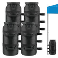 Canopy Weight Sand Bags Set of 4, Heavy Duty SandBags for Canopy Tent Legs, Pop up Tent Gazebos Weights for Outdoor Patio Umbrellas, Pergolas, Sunshades, Black - No Sand (160 LBS - Set of 4) - size: 160 LBS - Set of 4