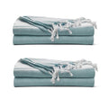 Cotton Turkish Beach Towel with Towels Oversized 36"x72" Pool Absorbent Extra Large Quick Dry Sand Travel Towel (Green, 4 Pack) - color: Green, size: 4 Pack