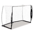 Champion Sports Rhino Flex Portable Soccer Goal – Durable Pop-Up Soccer Net with Carry Bag, Ground Stakes, and Sturdy Frame, Easy Setup for Backyard Practice or Games - style: 4' x 6'