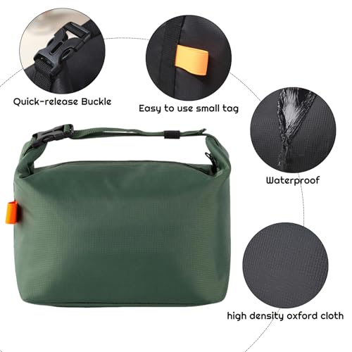 YUDANSI Fashion Lunch Bags for Men Women- Reusable Insulated Leakproof Lunch Box Tote Bag, Cool Bags for Adults, Thermal Cooler Bag for Work Picnic Travel -8L (Green) - color: Green