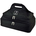 Picnic at Ascot Personalized Monogrammed Insulated Double Layer Thermal Food and Casserole Carrier- Keeps Food Hot or Cold- Designed & Quality Approved in The USA - style: Letter - J