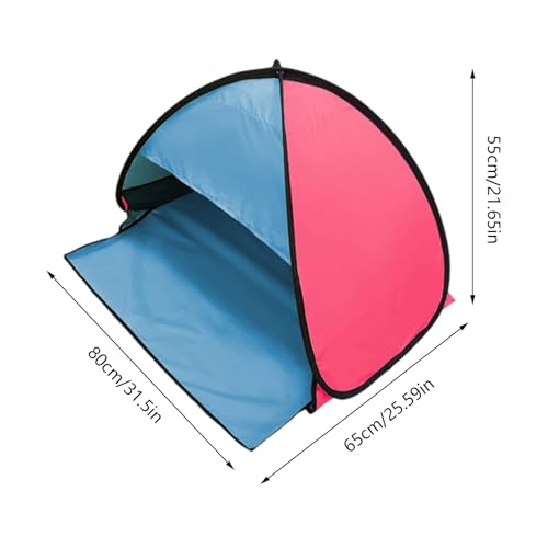 Face Head Shade Protection Tent – Small Canopy Shelter for Outdoor Use | Foldable Personal Shade Cover, Handy Sun Block Tent for Beach, Sports, Yard, Hiking, Camping, Picnic, Fishing, Patio, Pool