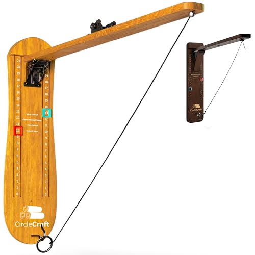 Wall Mount Ring Swing Game | Foldable Wall Mounted Ring Toss Game for Adults | Man Cave Decor and Accessories for Backyard | Indoor & Outdoor Bar Games for Adults