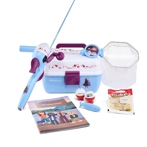 Shakespeare Youth Fishing Reel and Rod Combo - color: Disney Frozen 7 pc Kit