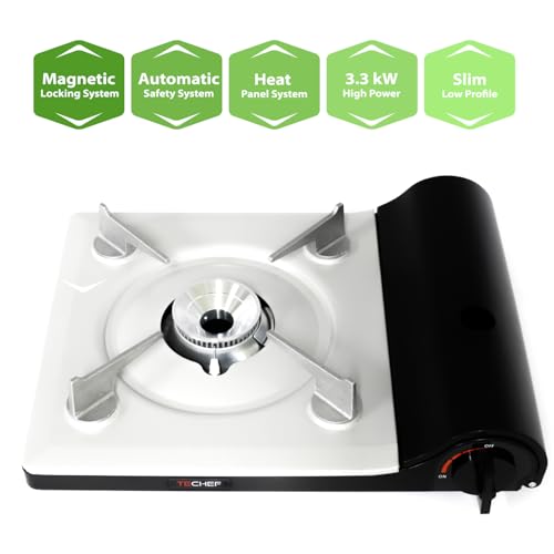 TECHEF - AGNI Portable Butane Gas Stove Burner, Camp Stove, Made in Korea - size: Slim Design Stove