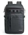 TOURIT 38 Cans Backpack Cooler: Leak Proof Waterproof 2 Insulated Compartments Soft Cooler Bag Beach Travel Camping Picnic, Sports Fan Coolers - color: Black