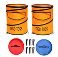 Outdoor Games Folding Disc Toss Game Set Classic Disc Toss,for Back Yard, Beach, Park, Tailgates