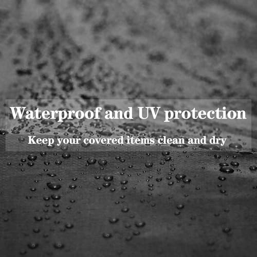 Tarp Heay Duty Waterproof 14x18ft,Black Tarps Plastic Tarp Cover Poly Tarpaulin for Outdoor Cover,Emergency Rain,Roof, Pool, Boat,Camping - Multipurpose with 12Mil Thickness - color: Black-12mil, size: 14x18