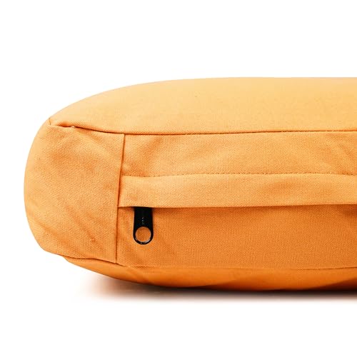 WHITEDUCK Dog Bed Cover (Tan) 36" L x 27" W x 4.3" th (L) - color: Tan - Only Cover, size: Large