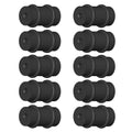 10Pcs Bikes Cable Protections Mountain Bikes Brake Shifter Cable Sleeve Brake Housing Protectors Rubber Cable Sleeves - color: Black