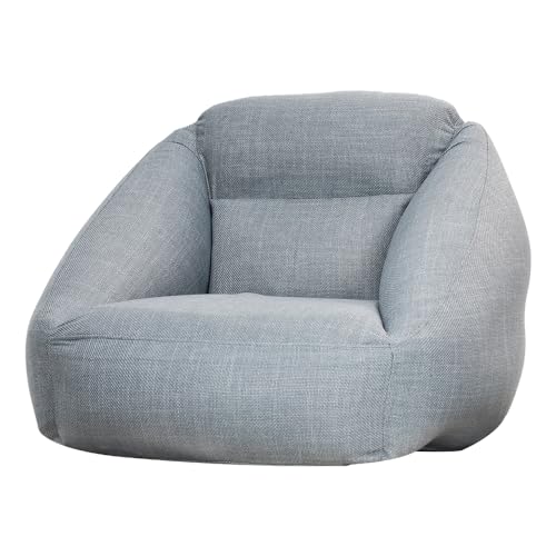 Inflatable Sofa Chair Portable Air Couch Camping Lounger with Air Pump for Home Outdoor Camping Travel (Grey) - color: Grey