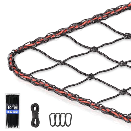 BaseGoal Baseball & Softball Backstop Nets, Heavy Duty Sports Practice Nets, Sports Netting Barrier,DIY Ball Net,Hitting Net for Baseball, Hockey, Soccer, LAX and More - size: 15x30ft