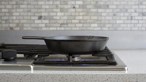 Lodge Seasoned Cast Iron Skillet 9 Inches - PFAS-Free, Non-Toxic Cookware - Use with an Oven, Stove, Grill, or Campfire - Naturally Non-Stick & Oven Safe - size: 9 Inch (1 Count)