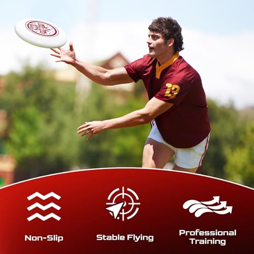 Frisbee Official Ultimate 175g Flying Disc, 10.75 Inch Professional Training Disc for Competition and Outdoor Fun - color: C