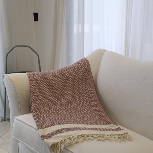 mysticalanatolia Turkish Beach Towel Oversized Cotton Sand Free Quick Dry Lightweight Peshtemal Large Travel Yoga Picnic Blanket Absorbent Compact 39x79 Brown - color: Brown